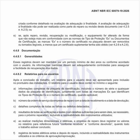 Após a conclusão do trabalho, por que apresentar um relatório para o usuário?