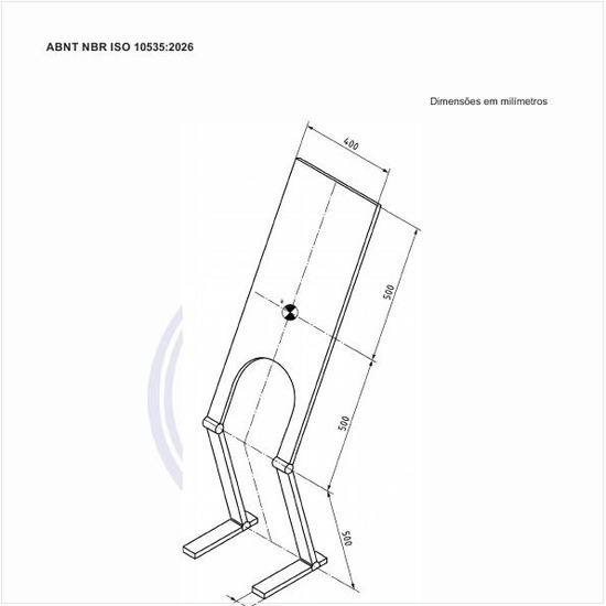 Como deve ser o manequim de ensaio para elevadores móveis para transferência de uma pessoa em posição vertical?