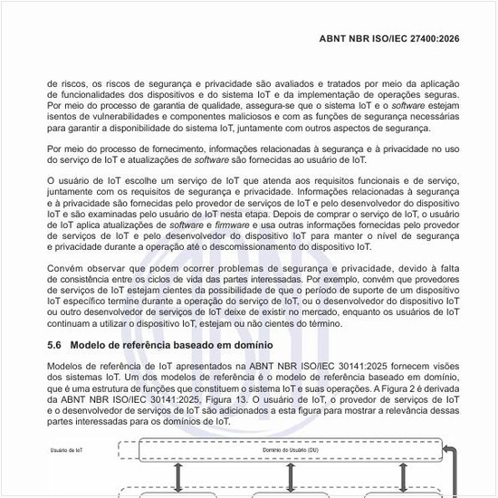 Como é o modelo de referência baseado no domínio?