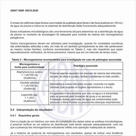 Quais são os microrganismos recomendados para a investigação em caso de patologias associadas?