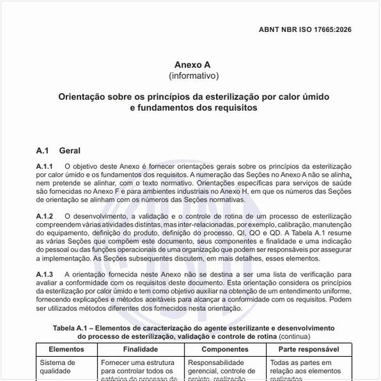 Quais são os elementos de caracterização do agente esterilizante e desenvolvimento do processo de esterilização, validação e controle de rotina?
