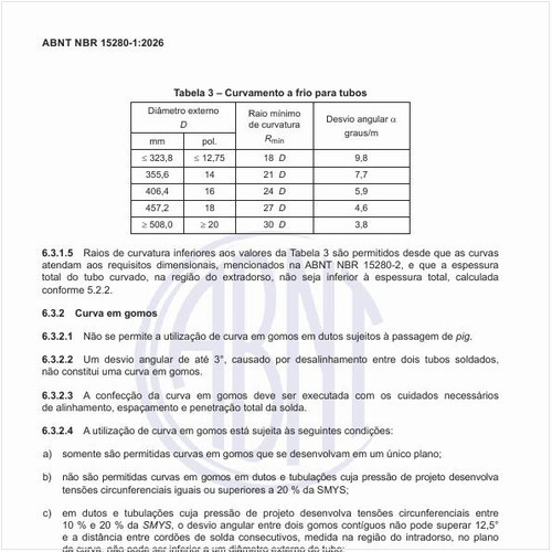 Qual é o curvamento a frio para tubos?