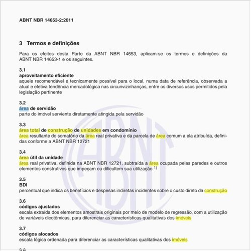 Na avaliação de Imóveis Urbanos, o que significa área total de construção de unidades em condomínio?