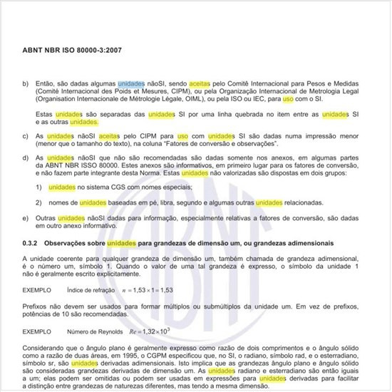 Como identificar as unidades não aceitas para uso com o SI e as unidades não SI não recomendadas?