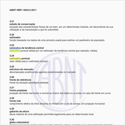 Na avaliação de Imóveis Urbanos, o que significa estimativa pontual?
