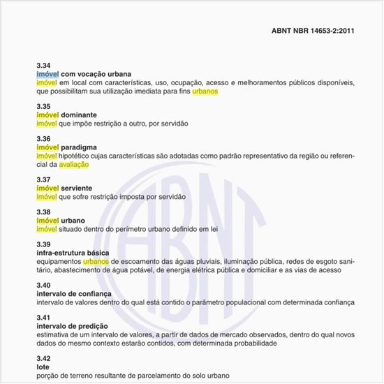 Na avaliação de Imóveis Urbanos, o que significa imóvel urbano?