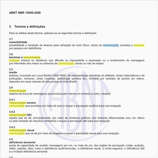 Em Comunicação na prestação de serviços, qual o significado de Acessibilidade?