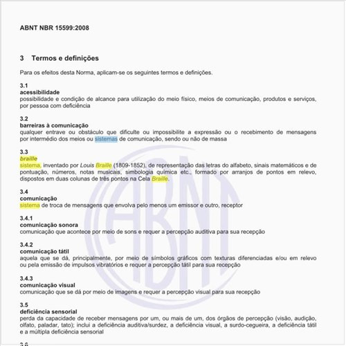 O que é  Sistema Braille, em Comunicação?