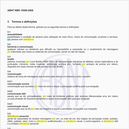 O que se entende por deficiência sensorial?