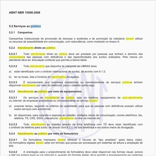 Como devem ser as centrais de atendimento de emergência, visando o público portador de necessidades especiais?
