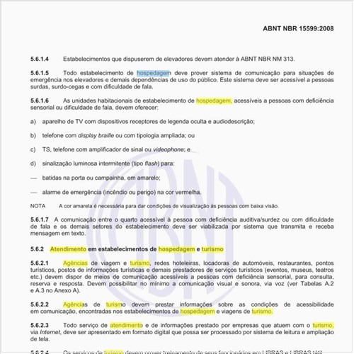 Quais as exigências para as agências de  hospedagem e turismo para o atendimento de pacientes portadores de deficiência?