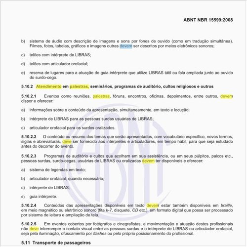Como deve ser o atendimento em palestras e similares, para garantir a participação dos portadores de deficiência?