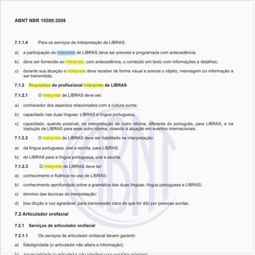 Quais os requisitos essenciais do intérprete de LIBRAS?