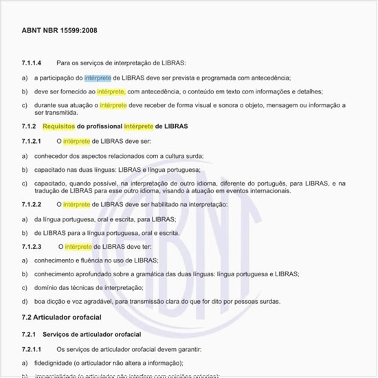 Quais os requisitos essenciais do intérprete de LIBRAS?