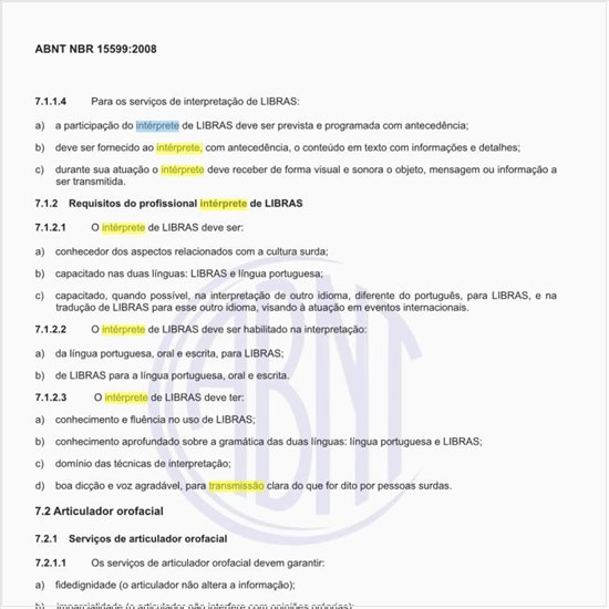 Quais  habilitações são exigidas para o intérprete de LIBRAS?