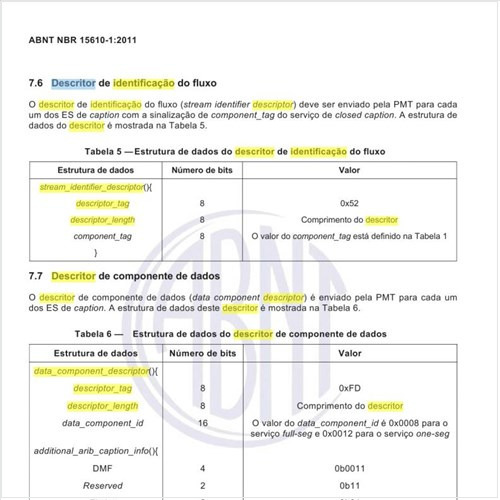 Como tratar o descritor de identificação do fluxo?