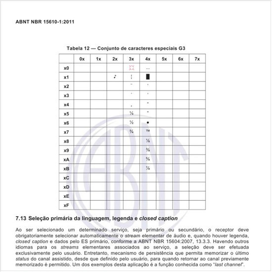 Como as unidades receptoras devem  interpretar o colsed caption?