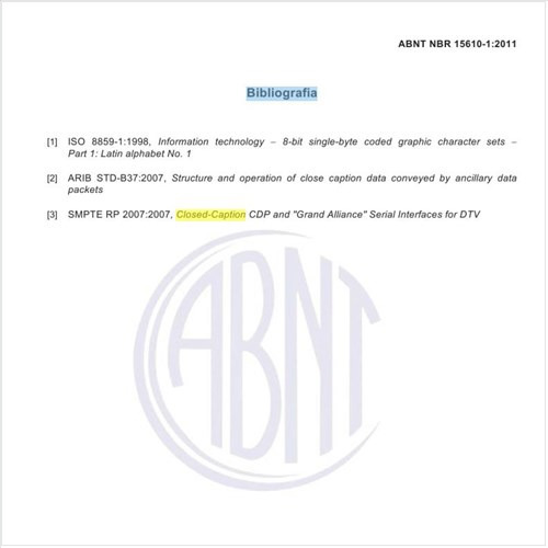 Qual a bibliografia indicada para o estudo de closed captions?