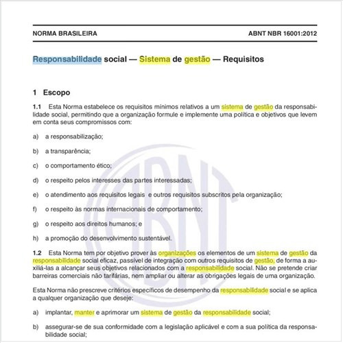 Que organizações devem manter um  sistema de gestão da responsabilidade social?