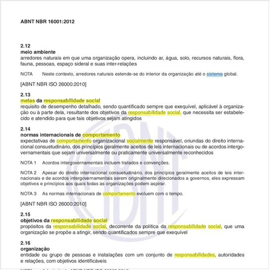 Para efeito de um  sistema de gestão da responsabilidade social, o que entender por meta de responsabilidade social?