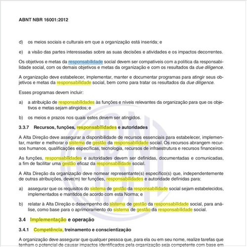Como garantir a competência das pessoas que trabalham na implementação do sistema de gestão de responsabilidade social?