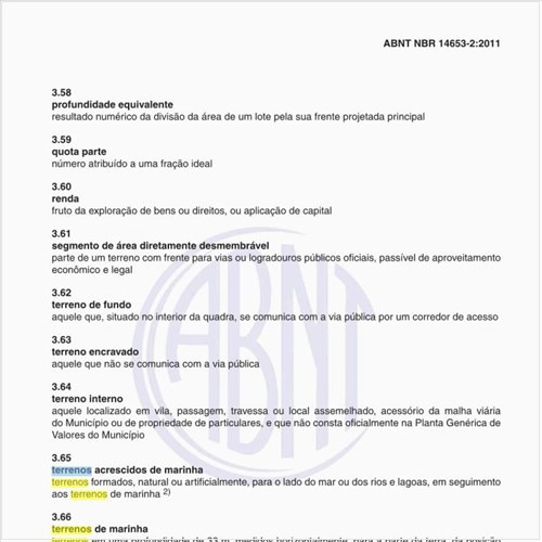 Na avaliação de Imóveis Urbanos, o que significa terrenos  de marinha?