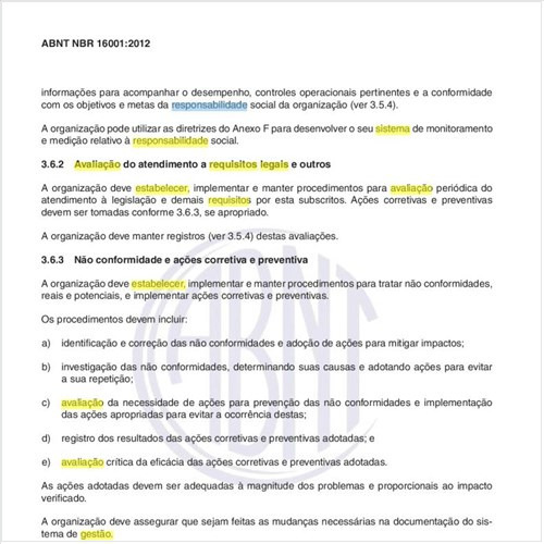 Como e quando estabelecer avaliação a requisitos legais no sistema de gestão de responsabilidade social?