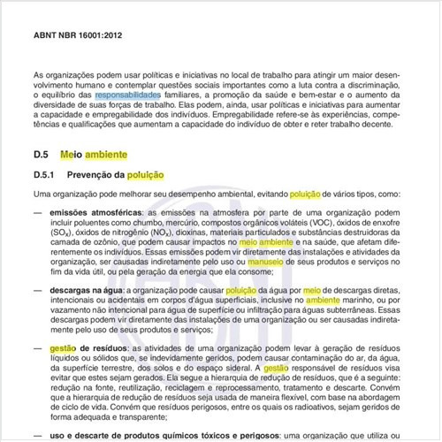 Com relação ao Meio ambiente, como evitar_previnir a poluição na implantação do sistema de gestão de responsabilidade social?