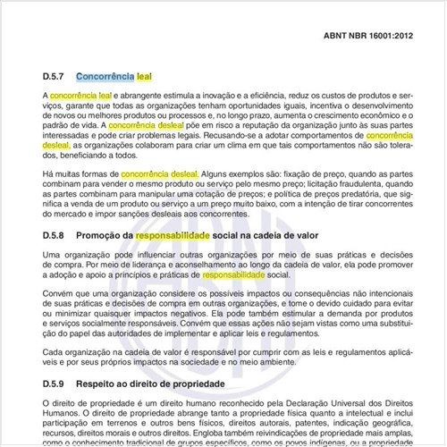 O que significa concorrência leal e como considerá-la na implantação do sistema de gestão de responsabilidade social?