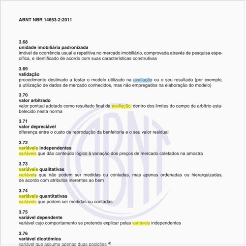 Na avaliação de Imóveis Urbanos, o que significa variáveis independentes?