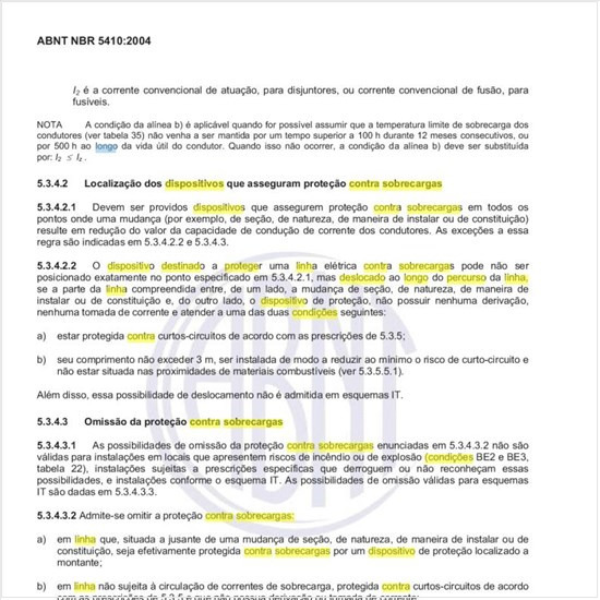Quais as condições para que o dispositivo destinado a proteger uma linha contra sobrecargas possa ser deslocado ao longo do percurso da linha?