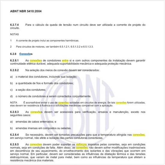As conexões de conectores entre si e com equipamentos podem ser submetidos a esforços de tração ou torção?