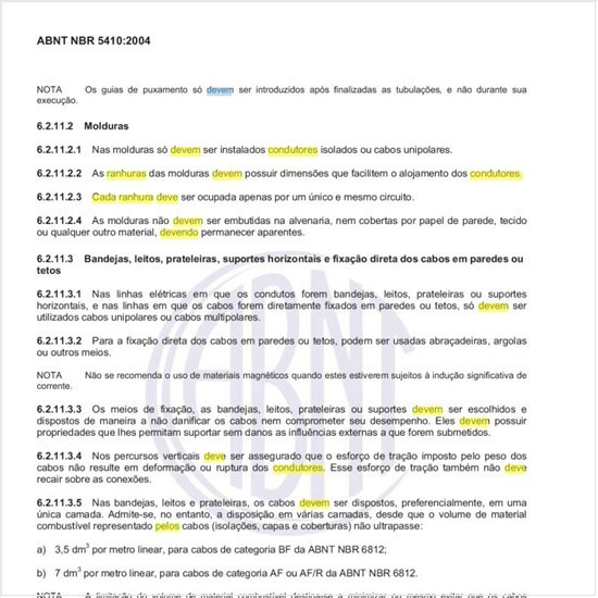 Como deve ser a ocupação pelos condutores de cada ranhura da moldura?