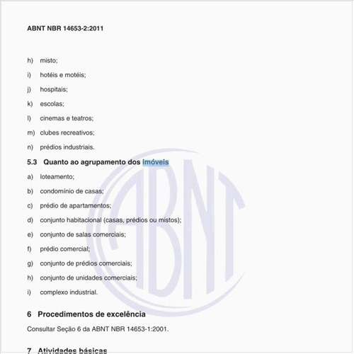 Na documentação de avaliação de imóveis o que significa finalidade?