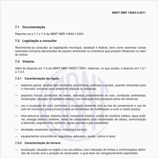 Que itens deverão ser destacados para caracterizar as edificações e benfeitorias?