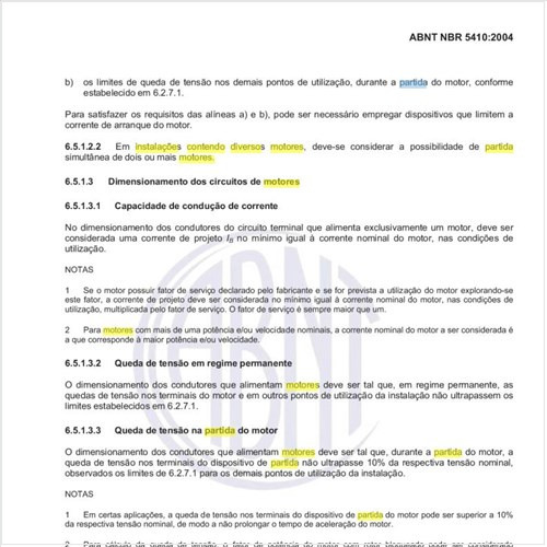 Como proceder quanto à partida de motores em casos de instalações contendo diversos motores?