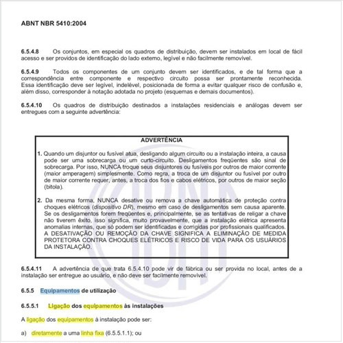 Na ligação direta dos equipamentos a uma linha fixa, quais as restrições quanto a esforços sobre as conexões de um equipamento aos condutores?