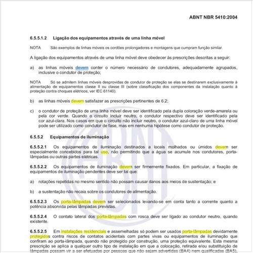 Como devem ser protegidos os porta-lâmpadas para uso em instalações residenciais e assemelhadas?