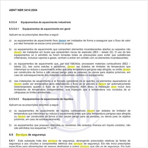 Como deve ser classificada a alimentação para serviços de segurança?