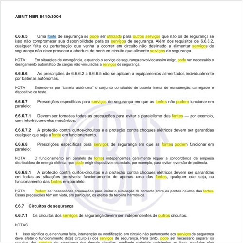 Em que condições uma fonte de segirança pode ser utilizada para outros serviços que não os de segurança?