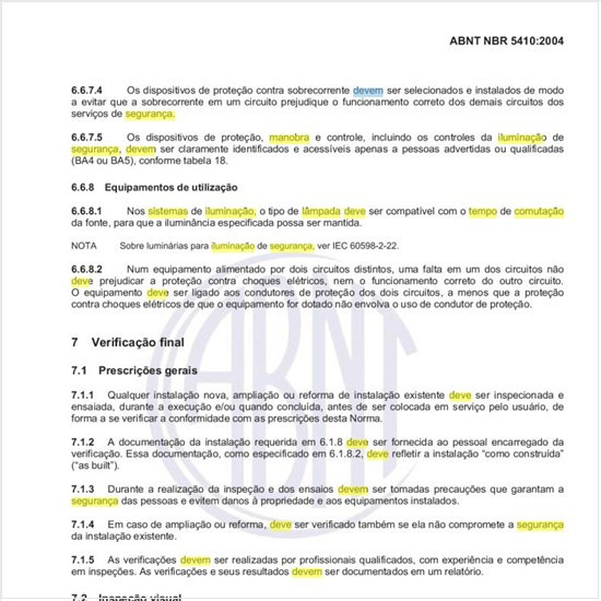 Nos sistemas de iluminação de segurança, como deve ser a compatibilidade da lâmpada com o tempo de comutação da fonte?