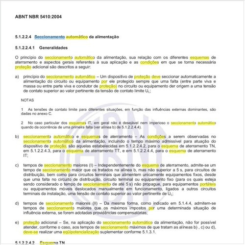 Para o esquema TN, como deve ser feita a verificação das condições de proteção por equipotencialização e seccionamento automático da alimentação?