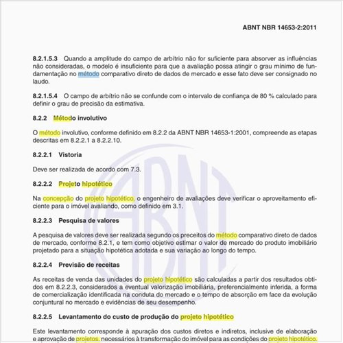 Como proceder na concepção de Projeto hipotético no metodo involutivo?