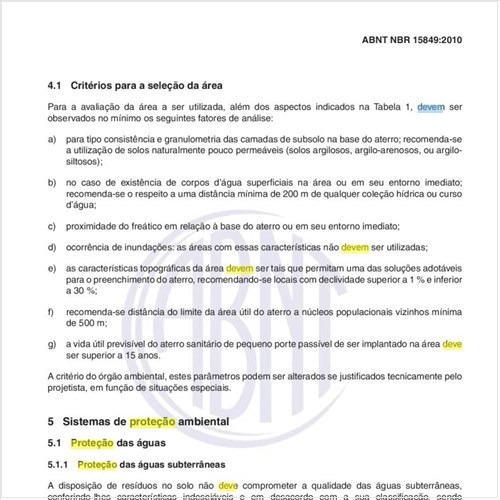 O que deve ser feito em termos de proteção às águas? 