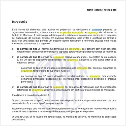 Quais as exigências essenciais de segurança de máquinas?