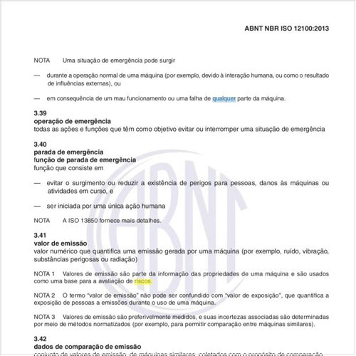 Qual a estratégia para a apreciação e riscos em máquinas? 