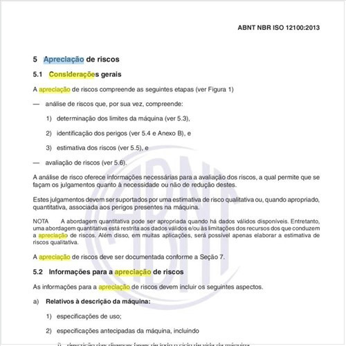 Quais as considerações para a apreciação de riscos? 