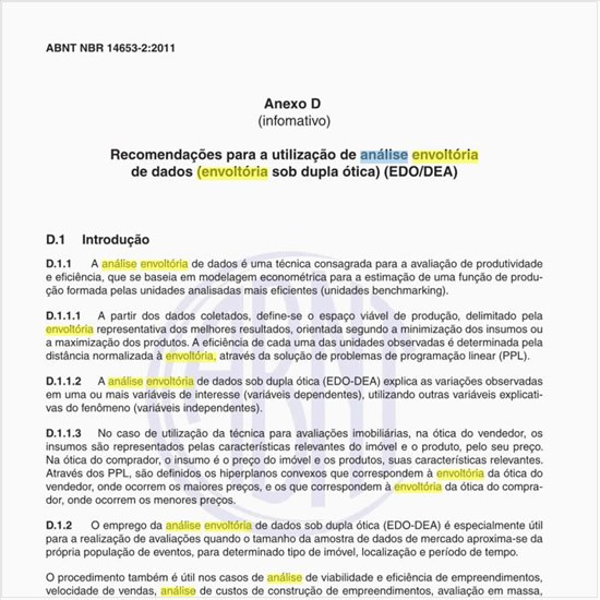 O que é Análise Envoltória de Dados?