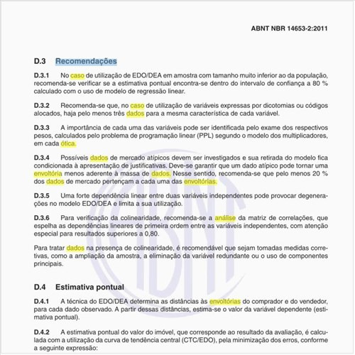 Quais as recomendações no caso de se utilizar a análise envoltória de dados sob dupla ótica (EDODEA)?