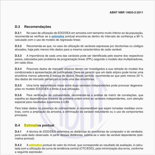 O que é Estimativa Pontual?